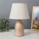 Table lamp "Diana" E14 40W white with a golden patina 22x22x35 cm