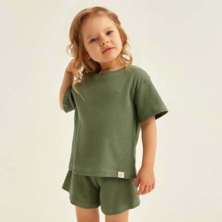 Pajama Children's SL Home P 36 (134-140), olive-6