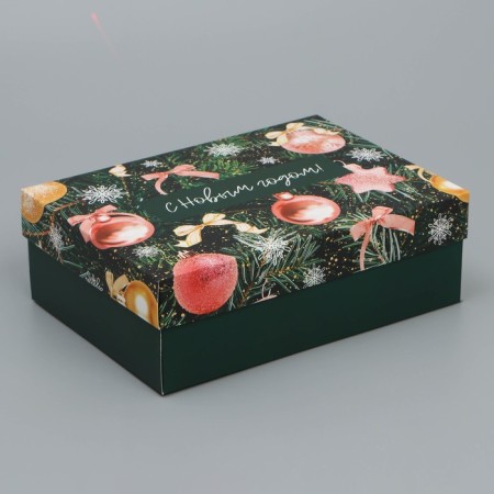 Folding box “Happy New Year!”, 21 x 15 x 7 cm, new year-1
