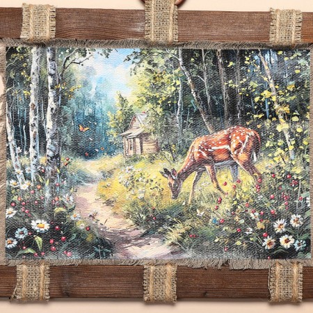 Souvenir Scroll "Summer in the village"-2