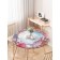 The tablecloth "Easter wreath", round, oxford, elastic band, size 120x120 cm, diameter 75-100 cm