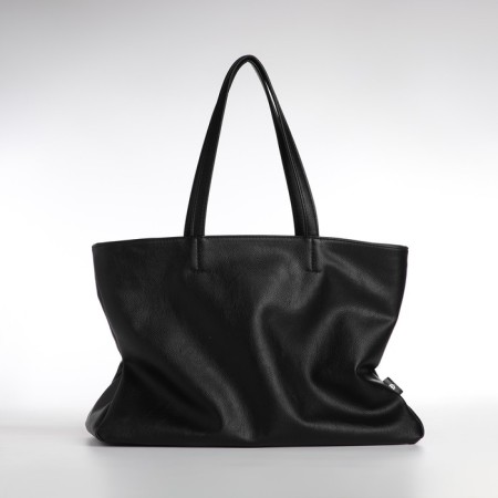 Female bag Textura, chover, large size, black color