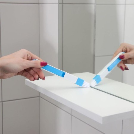 Brush-Chiste for cleaning windows and narrow openings of a share, with a scraper with a screensaver, color mix-1