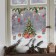 Stick for windows "New Year's spruce", 50 x 70 cm, New Year