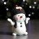 New Year's figure "Snowman-Pingvin" 6x9x11cm