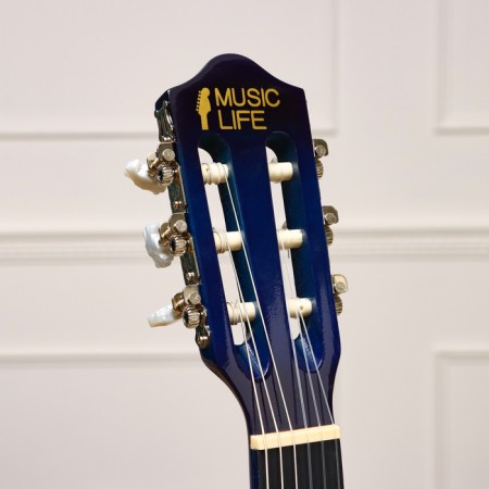Classic guitar Music Life GQD-H38Y, Blue, 97 cm-1