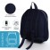 Baby backpack on lightning, black color