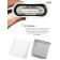 Silicon of the toilet Silicone Dilan “Lila”, 4.3 × 9.5 × 36 cm, white color