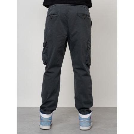 Male jeans, size 50-52, dark gray color-6
