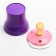 Latex-Latex classic “berry” nipple with a ring, in a protective cap, from 0 months., Mix color
