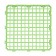 Half plastic for rabbits and chickens, 25 × 25 cm, green