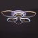 Cialogs from PDU 1908/6 LED 140W Dimmer white 67x67x12.5 cm Bayerlux