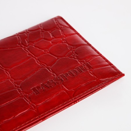 Cover for passport, red color-4