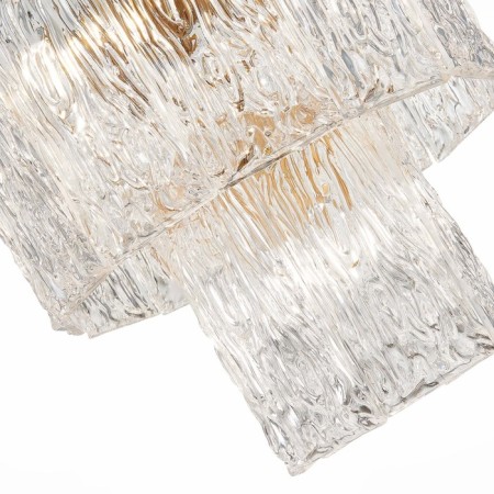 Suspended EVOLUCE lamp. Sle283203-05. Rida. 5x40 watts, E27, 38x38x38 cm, golden color-2