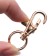 Metal carbine, 43 × 18 mm / 13 × 2.3 mm, 5 pcs, gold color