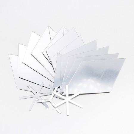 Interior stickers "cube", mirror, wall decor, panel 45 x 51 cm, 15 email-6