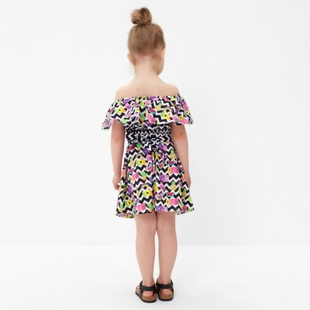 Kit for girls, black/white color, height 104 cm-4