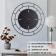 Wall-wall clocks of metal "Venice", silent, D-50 cm, black, aa