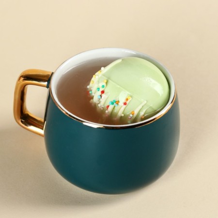 Chocolate bomb "Happy Birthday" with Marshmallow, 35 g.-2