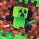 Children's Bag "Minecraft", 35 × 30 cm, green color