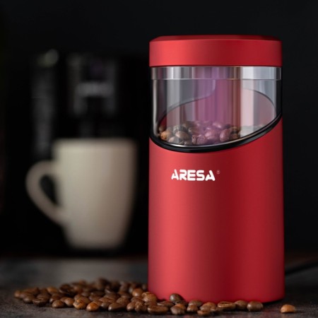 ARSA AR-3606 coffee grinder, electric, 180 watts, 50 g, red-4