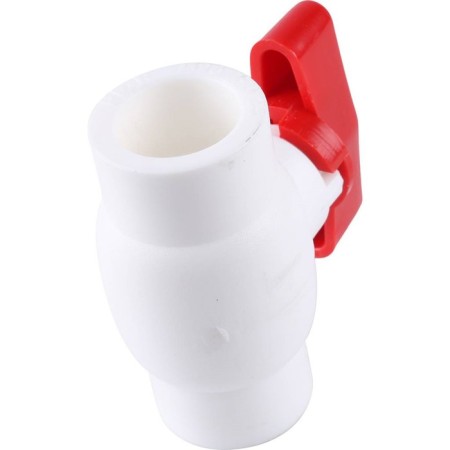 Ballic Kalde tap, mini, polypropylene, d = 20 mm, red handle-2