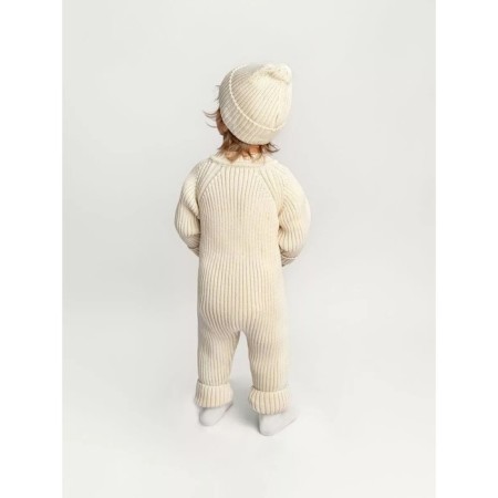 Knitted Knitted Pure Love Tot, demi -season, height 68 cm, milk color-5