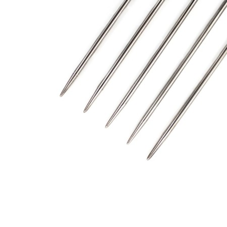 Nosy, metal knitting needles, 20 cm/3.5 mm-2