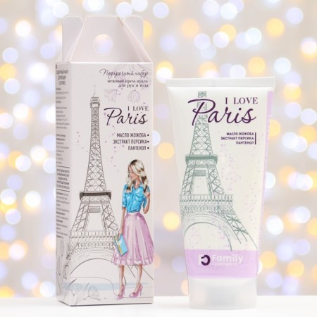 Cream-wool for the hand and body I LOVE PARIS in gift packaging, 150 ml