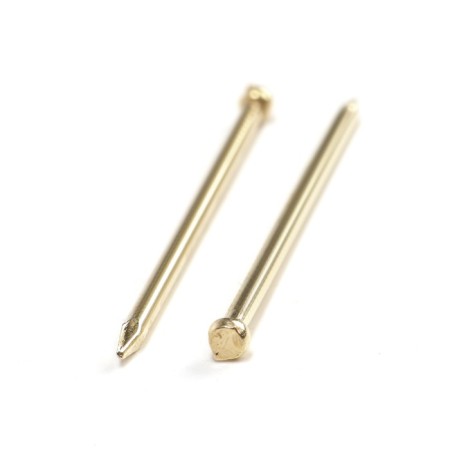 Nails of the tundra krep, finish, brass, 1.4x35 mm, 40 pcs-2