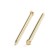 Nails of the tundra krep, finish, brass, 1.4x35 mm, 40 pcs