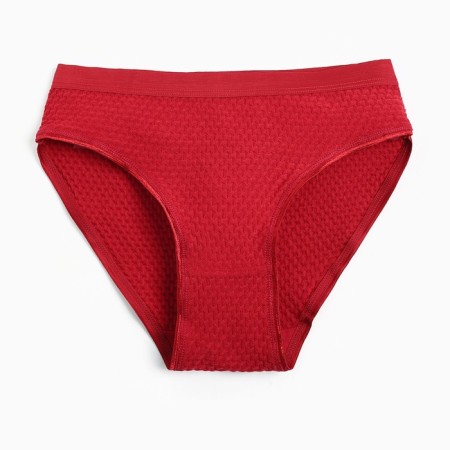 Panties female color red, size 48-50