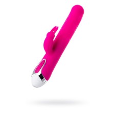 A vibrator with a clitoral stimulator Jos Balle, pulsating, pink, 23 cm