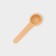 Spoon for spices, 7.5 cm, milk color