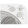 Energy EN-1611 fan, floor, 40 watts, 3 speeds, white