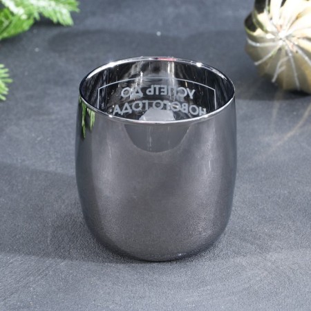 A glass with an engraving “Plans for the New Year”, 310 ml-1