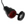 Удлинитель в бухте Luazon Lighting, 1 розетка, 10 м, 10А, ПВС 3х0,75мм2, с з/к, IP44