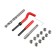 Set for restoring tundra threads, M10x1.5, 15 items