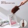 Brush for removing dust of the antistatik, 29 cm, with a stand on a suction cup, microfiber, brown color
