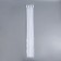 Lightning "Spiral", No. 7, detachable, waterproof, automatic lock, 60 cm, white color