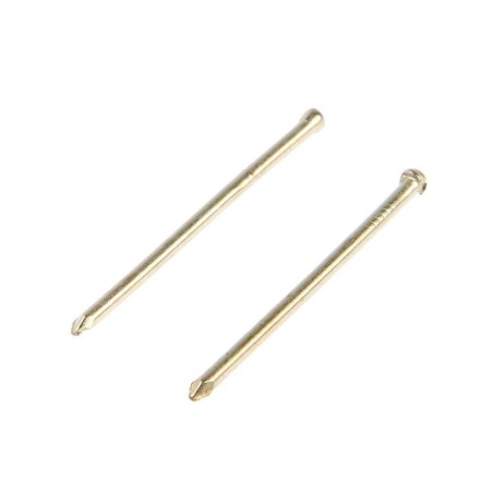Nails of the tundra krep, finish, brass, 1.4x30 mm, 50 pcs