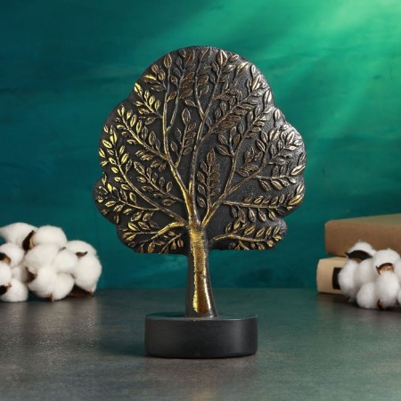 Figure "Cash Tree" 16x5x17cm, black with gilding