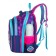 Frame backpack 39 x 29 x 17 cm, Across 410, filling: bag, pencil case, purple ACR22-410-14