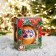 New Year's ball "Santa Claus Walking" mix D-8 cm, mix