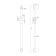 Shower stand IDDIS RAY RAY70B0I17, black matte