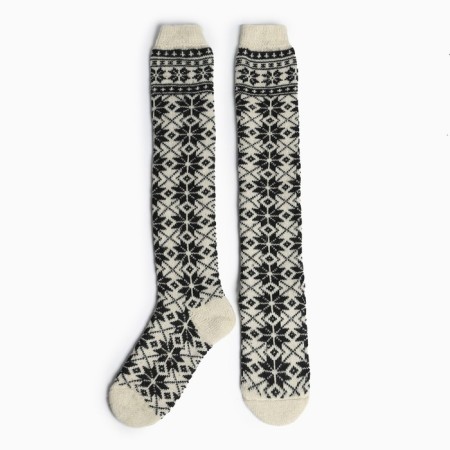 Female woolen woolen “snowflakes”, white color, size 23-1