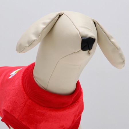 Sweatshirt "Chamomile", Velsoft, Size XL, Red (DS 40, Osh 32, OG 46 cm)-4