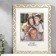 Photo frame plastic 30x40 cm "Golden Indian patterns on gray-beige" 43.5x33.7 cm