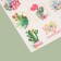 Paper stickers "Succulents", 11 × 15.5 cm