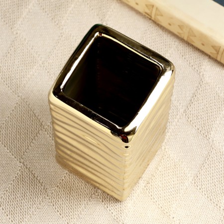 Kashpo - VAZ "Kina" Golden, 9x9x20cm-2